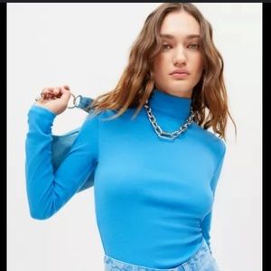 Urban Outfitters BDG Blue Turtleneck